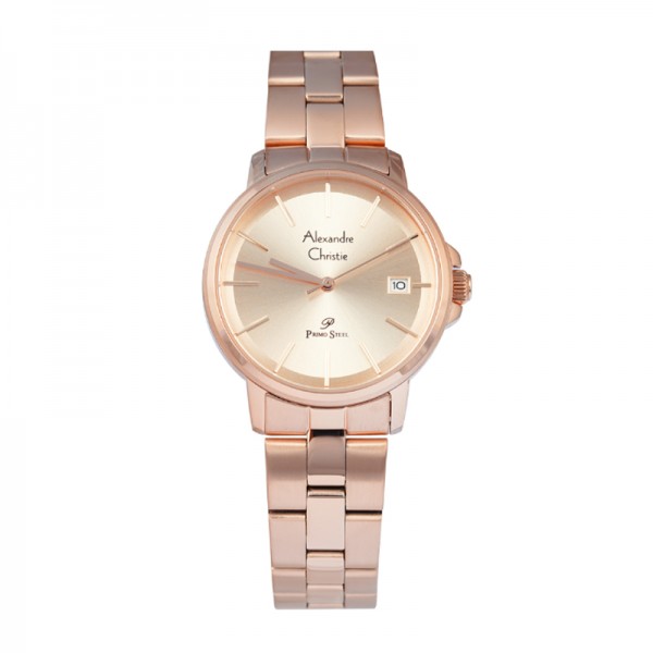 Alexandre Christie AC 1032 Full RoseGold Steel LDBRGLN